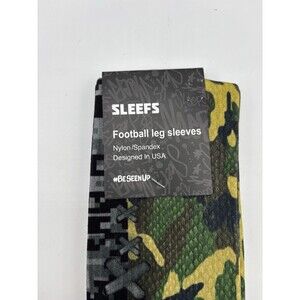 SLEEFS Football Leg Sleeves Camo Compression Nylon Spandex Sports Sleeve Unisex